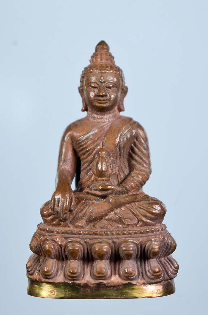 **วัดใจ พระกริ่งเจ้าสัวรุ่นแรก เลื่อนสมณะศักดิ์ หลวงพ่อคง วัดกลางบางแก้ว เนื้อทองประธาน เลข 1749**