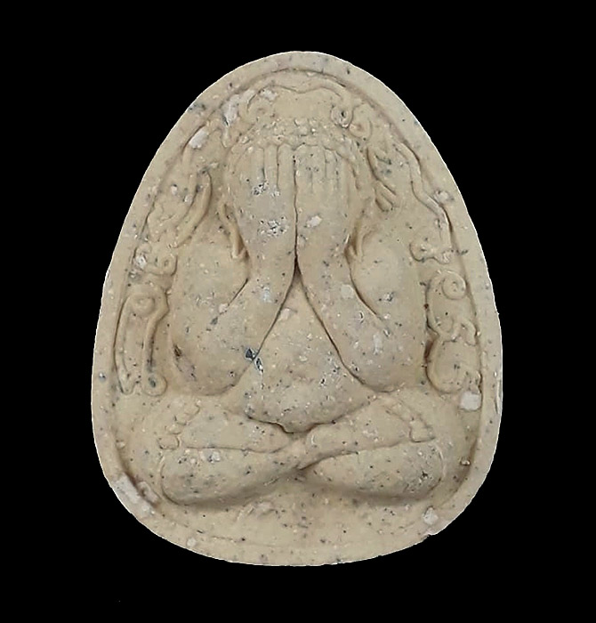 พระปิดตาจัมโบ้ หลังยันต์ไก่เถื่อน หลวงปู่วิเวียร วัดดวงแข กทม. ปี2536