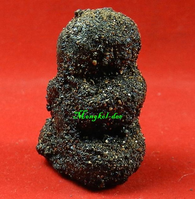 พระปิดตาภัควัมบดี ศรีมหาลาภ รุ่นอภิญญา เนื้อผงพุทธคุณว่าน108จุ่มรัก คลุกทรายทอง ลพ.รักษ์ ์No.6