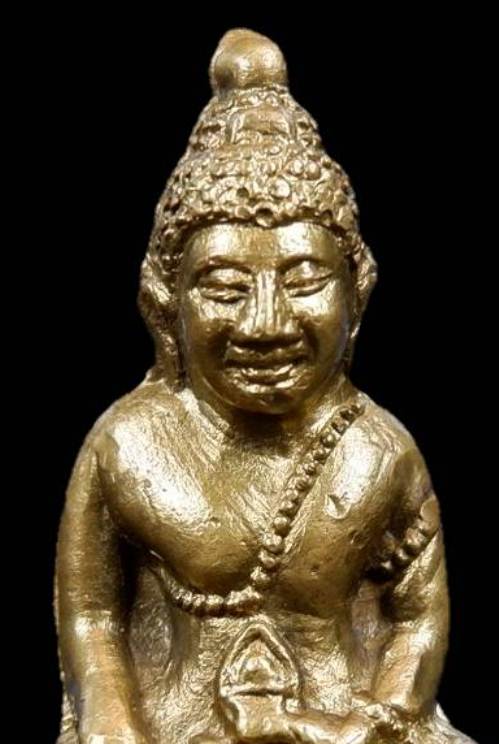 พระกริ่งโสฬส มปร.เนื้อทองเหลืองกะไหล่ทอง แจกกรรมการ ปี2515 วัดราชประดิษฐ์ กรุงเทพฯ หลวงปู่ทิม ปลุกเส