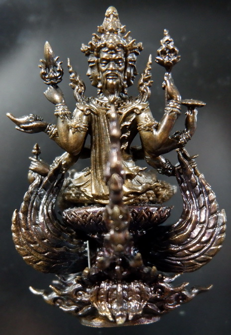 พระพรหมธาดามหาเศรษฐี "รุ่นบุญเศรษฐี" หลวงปู่ยูร ญาณวิโร วัดหนองป่าหมาก จ.สระแก้ว ขนาดห้อยคอ สวยครับ