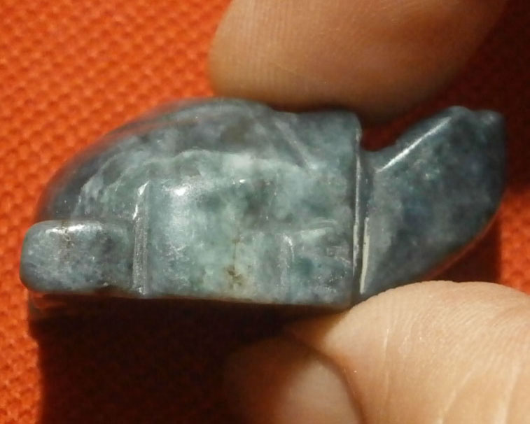 เต่ามงคล เนื้อหยกแท้จากประเทศพม่า สวยมากๆ ขนาด 3.5 x 2.1 x 1.5 ซม. #227