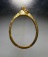 กรอบทองคำว่าสิงห์ สำหรับใส่เหรียญหลวงปู่ทวด รุ่น2 หรือพระขนาดใกล้เคียง น้ำหนัก 1.35 กรัม