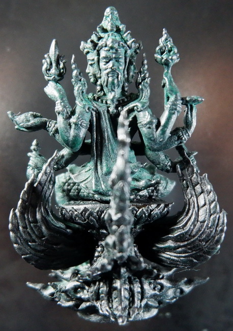 พระพรหมธาดามหาเศรษฐี "รุ่นบุญเศรษฐี" หลวงปู่ยูร ญาณวิโร วัดหนองป่าหมาก จ.สระแก้ว ขนาดห้อยคอ สวยครับ