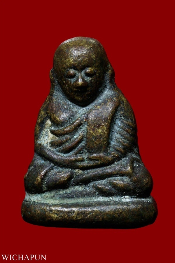 รูปหล่อหลวงพ่อเงิน วัดบางคลาน รุ่นปืนแตก ปี 28