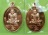 เหรียญมนต์พระกาฬ หลวงปู่หมุน วัดบ้านจาน เนื้อทองแดงผิวไฟ 2 เหรียญ กล่องเดิม