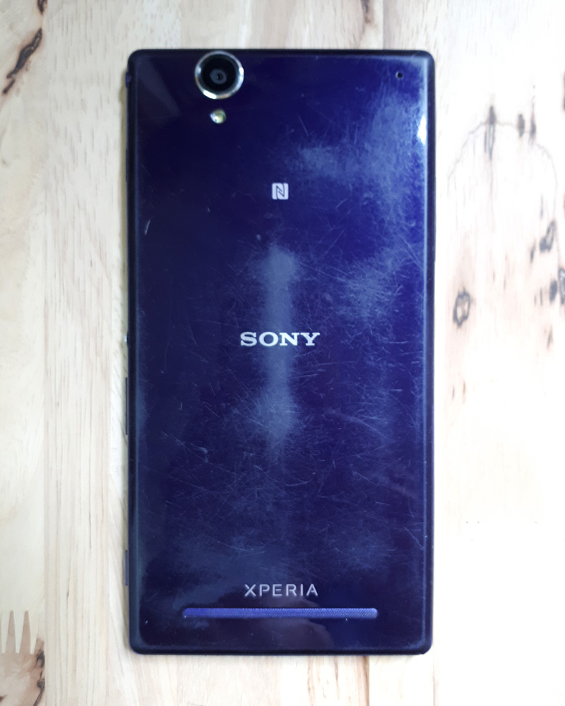 โทรศัพท์ Sony Xperia T2 Ultra Dual สีม่วง