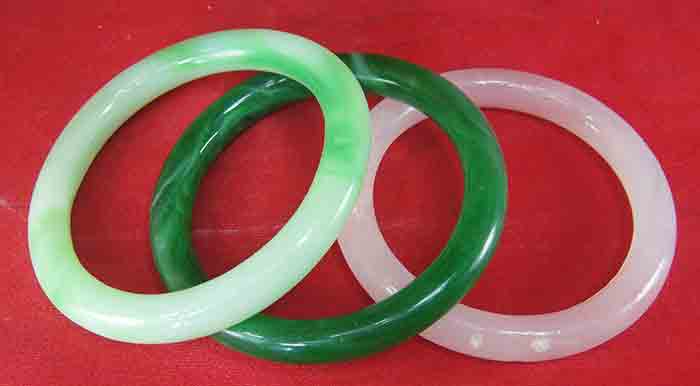 ***ทีเดียว 3 วงถูกสุด***กำไลสีสวยแท้จากพม่า #27