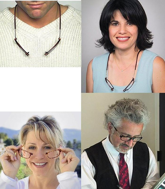 เคลียร์บ้าน ช้าหมด อดนะจ๊ะ!! แว่นสายตายาว แม่เหล็กแยกข้างพร้อมที่คล้อง ปรับระยะได้ ดีไซน์สวย ของใหม่