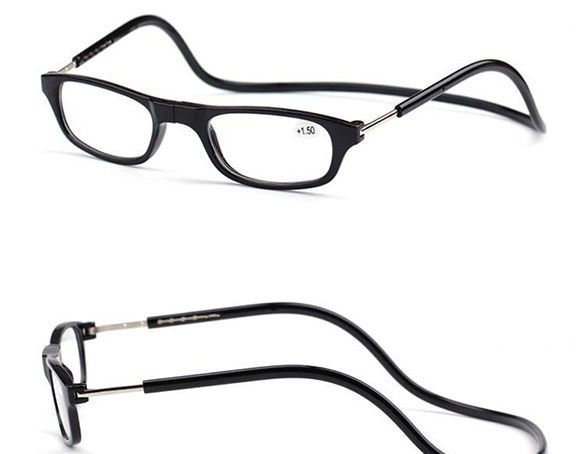 เคลียร์บ้าน ช้าหมด อดนะจ๊ะ!! แว่นสายตายาว แม่เหล็กแยกข้างพร้อมที่คล้อง ปรับระยะได้ ดีไซน์สวย ของใหม่