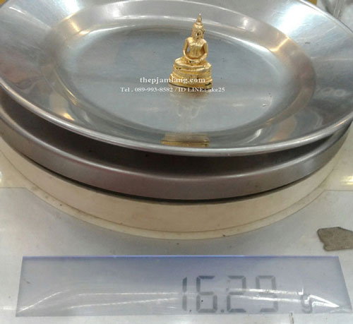 รูปหล่อหลวงพ่อโสธร วัดโสธรวรารามวรวิหาร ฉะเชิงเทรา เนื้อทองคำแท้