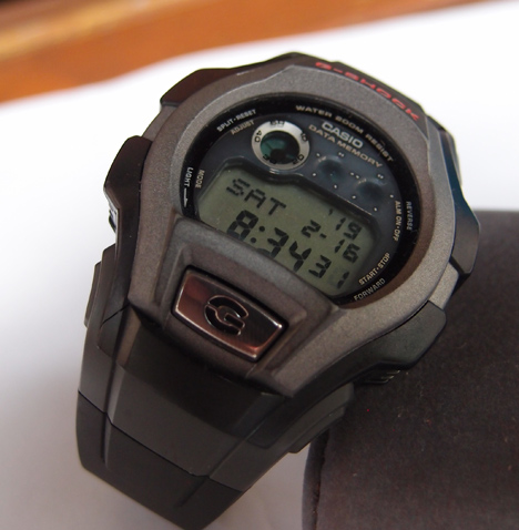 นาฬิกา G-SHOCK ของแท้ Dual Display Times Metallic Gray 5 Alarm Phone Memory 