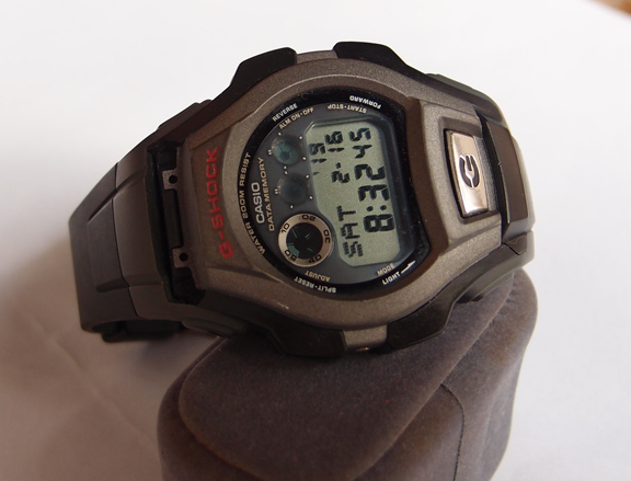 นาฬิกา G-SHOCK ของแท้ Dual Display Times Metallic Gray 5 Alarm Phone Memory 