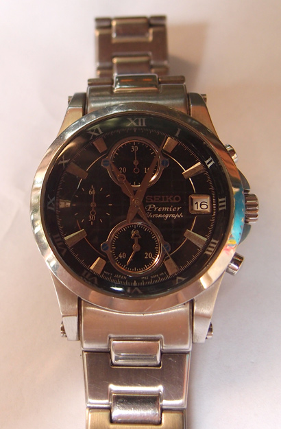 นาฬิกา SEIKO ของแท้ รุ่น PREMIER โครโนกราฟ