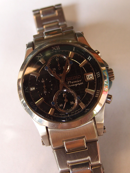 นาฬิกา SEIKO ของแท้ รุ่น PREMIER โครโนกราฟ
