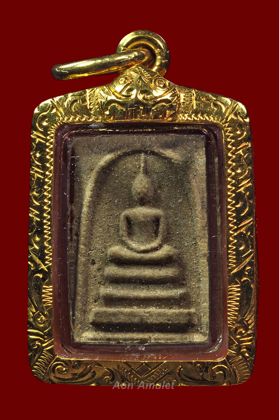 พระสมเด็จพิมพ์คะแนนหลังยันต์เฑาะว์ หลวงปู่ทิม อิสริโก วัดละหารไร่ พศ.2515