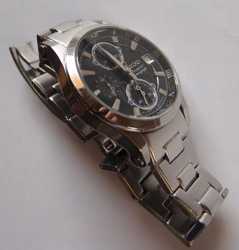 นาฬิกา SEIKO ของแท้ รุ่น PREMIER โครโนกราฟ Black