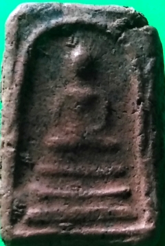 พระกรุวัดคูยาง พิมพ์พระสมเด็จ3ช้้นหลังยันต์อุ 4....24-9-61