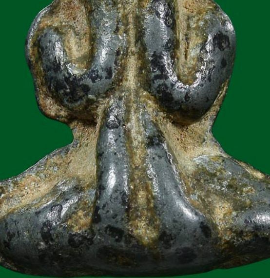 พระปิดตาลวงพ่อวงษ์ (พระครูพรหมวิสุทธิ์) เนื้อชินเขียว วัดทุ่ งผักกูด จ.นครปฐม