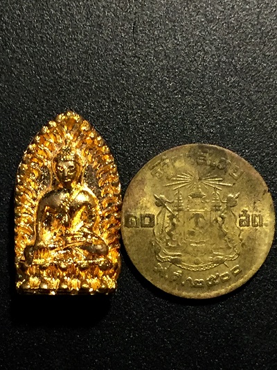 เหรียญหล่อพระกริ่งพิรอด  วัตถุมงคลพระศรีศากยมุนี (หลวงพ่อโต)  วัดสุทัศน์เทพวราราม  พ.ศ.๒๕๕๕