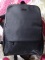 ตัดใจขาย!! เป้ Samsonite ของแท้ สะพายหลัง หนังสีดำและไมโครไฟเบอร์ ป้ายโลโก้โลหะหรูหรา