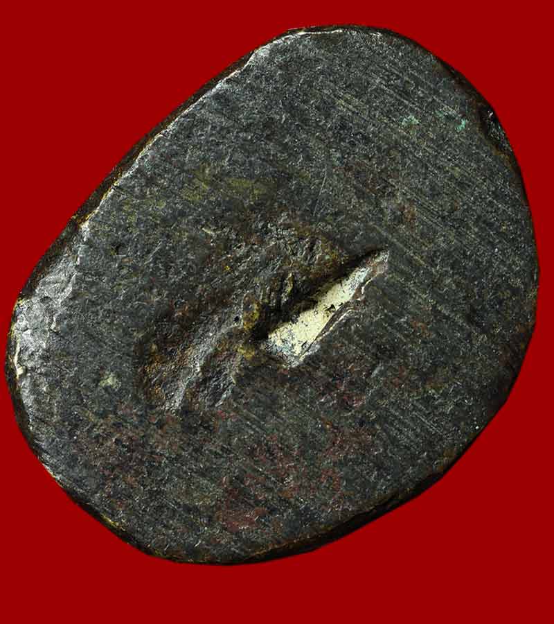 รูปหล่อ หลวงพ่อเงิน วัดบางคลาน รุ่นปืนแตก พิมพ์ เศียรโต นิยม มีโค๊ต วัดคงคาราม อ.โพทะเล จ.พิจิตร 