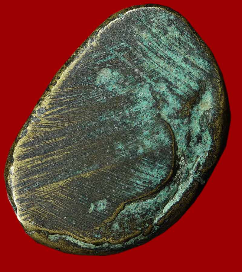 รูปหล่อ หลวงพ่อเงิน วัดบางคลาน รุ่นปืนแตก พิมพ์ เศียรโต นิยม วัดคงคาราม อ.โพทะเล จ.พิจิตร 