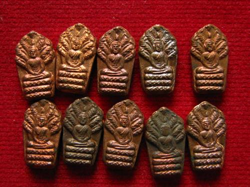 100องค์ ปรกใบมะขาม ลป.คำพันธ์ วัดธาตุมหาชัย ครบ 77 ปี รุ่นมหาชัย ปี35