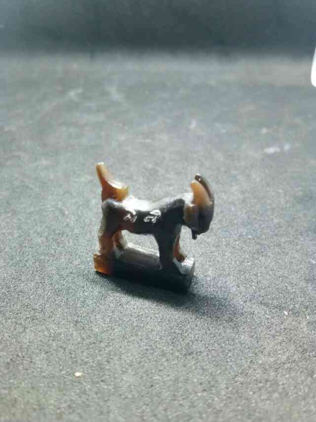 วัดใจ....แพะ แกะจากเขาควายเผือก ฐาน 1.9 ซม.หลวงพ่อสิน วัดละหารใหญ่