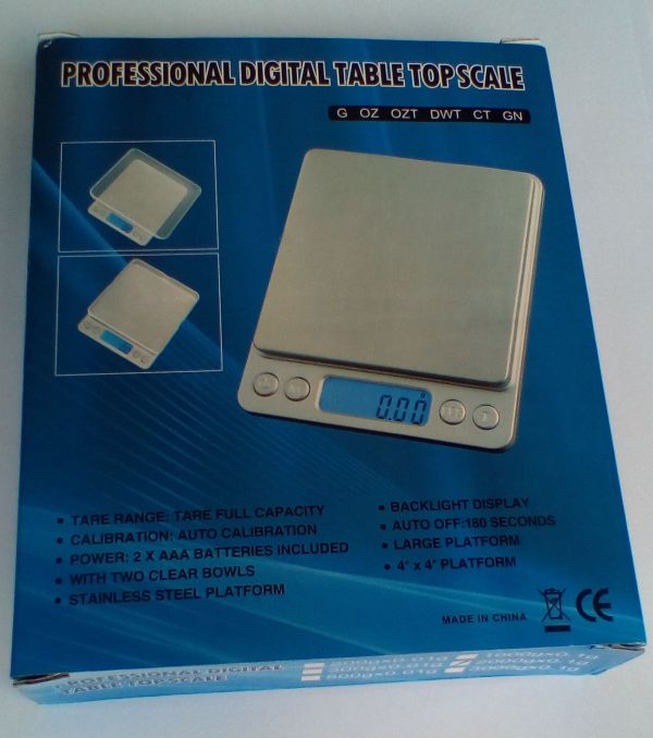 #เครื่องชั่งดิจิตอล ..Professional Digital Table Top Scale[แบบตั้งโต๊ะ] ชั่งได้ถึง 2,000 กรัม