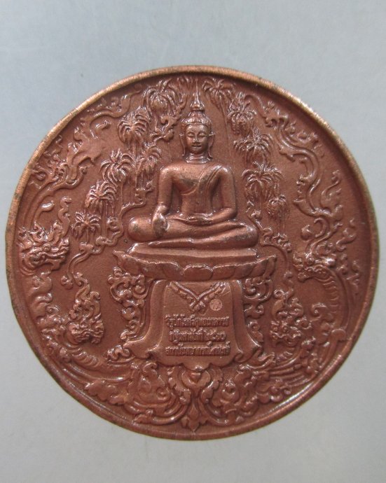 ๒๐ เหรียญองค์วิรูปักโขศรีสุทโธนาคราช หลังพระพุทธปางมารวิชัย