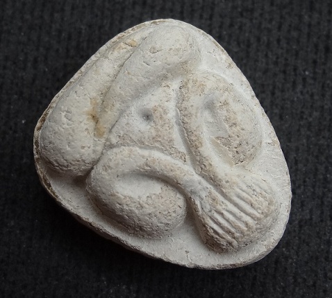 พระปิดตามหาเสน่ห์ หลังยันต์พุทโธ เนื้อเกสร คราบกรุเดิมๆ 