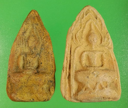 พระซุ้มทอง กรุเจดีย์กลางทุ่ง จ.อยุธยา  2 องค์ คัดสวย1