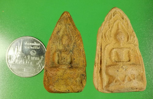 พระซุ้มทอง กรุเจดีย์กลางทุ่ง จ.อยุธยา  2 องค์ คัดสวย1