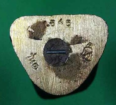 รูปหล่อโบราณหลวงพ่อพรหมรุ่น1ตะกรุดเงินพร้อมเกษา