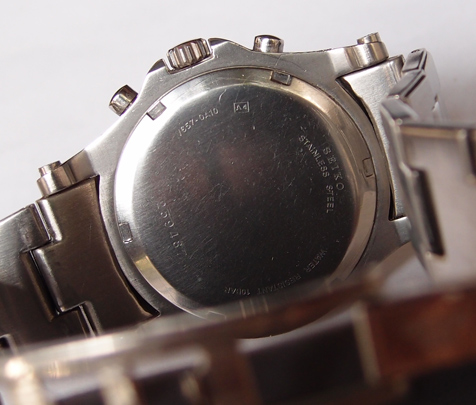 นาฬิกา SEIKO ของแท้ รุ่น PREMIER โครโนกราฟ Black 