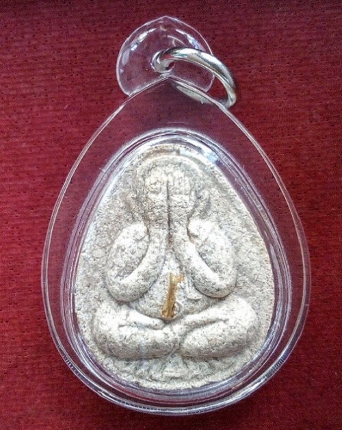 พระปิตตาปลดหนี้ ตะกรุดทองคำ ไตรมาส35 หลวงพ่อเปิ่น วัดบางพระ ปี2535 เนื้อผงพุทธคุณ...เคาะเดียวแดง...