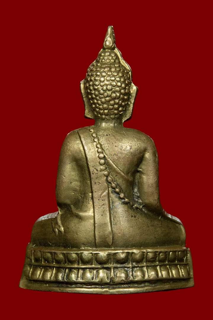 พระกริ่งพระพุทธปั๊มนเรศวรสะท้านไตรภพ ปี 2507 เนื้อทองฝาบาตร พระดีพิธีใหญ่...พระกริ่งหล่อเนื้อนวะโลหะ