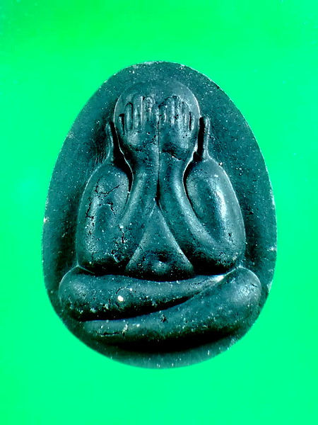 พระปิดตามหาลาภรามัญ ลพ.ชำนาญ วัดชินวราราม ปทุมธานี...(3 สี 3 องค์ ในกล่องสแตนเลส)...