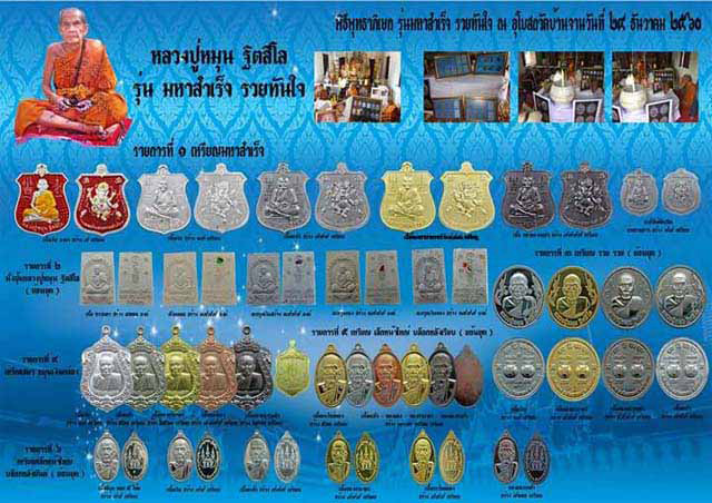 เคาะแรก เหรียญเล็กหน้าใหญ่ย้อนยุค หลวงปู่หมุน รุ่นมหาสำเร็จรวยทันใจ เนื้อทองแดง ตอกโค้ด ปี 60