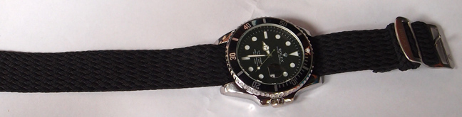 นาฬิกาROLEX SUBMARINER หน้าดำ เลนส์นูน สเกลขอบดำหมุนได้ ของใหม่ 