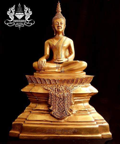พระบูชา หลวงพ่อพระใส วัดโพธิ์ชัย จ.หนองคาย ปี 2534 ขนาดหน้าตัก 5 นิ้ว 