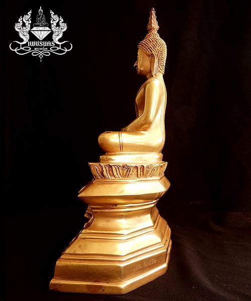 พระบูชา หลวงพ่อพระใส วัดโพธิ์ชัย จ.หนองคาย ปี 2534 ขนาดหน้าตัก 5 นิ้ว 