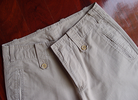 กางเกง JASPAL ของแท้ เอว 32 สีครีมน้ำตาลอ่อน 