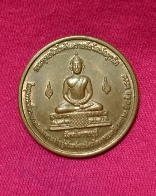 เหรียญพระพุทธนิรโรคันตรายชัยวัฒน์จตุรทิศ ปี49 จ.ราชบุรี