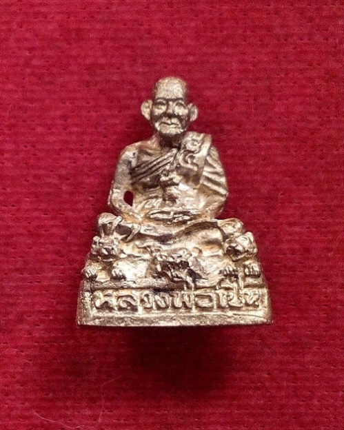 หล่อลอยองค์ เสาร์5 หลวงพ่อเปิ่น วัดบางพระ เนื้อระฆังเก่า ปี36 ตอกโค๊ต+จาร ใต้ฐาน...เคาะเดียวแดง...