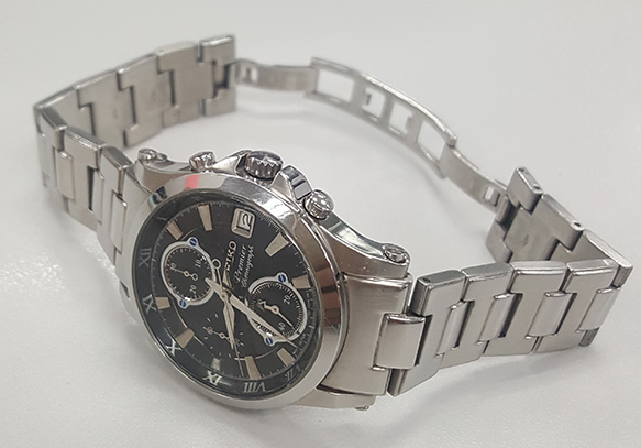 นาฬิกา SEIKO ของแท้ รุ่น PREMIER โครโนกราฟ Black