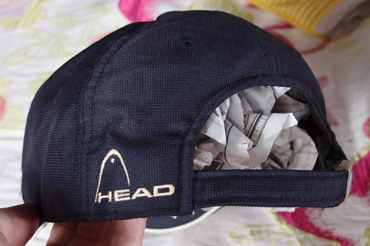 หมวก HEAD ของแท้ โลโก้HEADโลหะข้าวหลามตัดด้านหน้า รุ่นหายาก มาจากญี่ปุ่นครับ