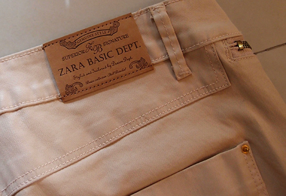 ของผู้หญิง กางเกง ZARA ของแท้ แบรนด์ดัง ตัวนี้ made in Turkey ทรงลำลอง ยังใหม่ๆเลย