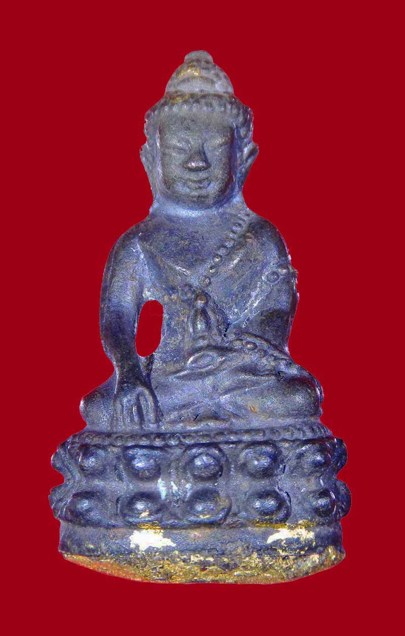 พระกริ่งชินบัญชรพรายบัวผุด ก้นอุดผง ปิดทองสำเร็จ